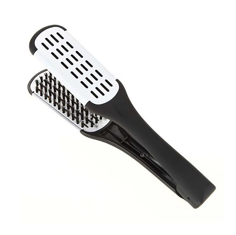 Hair Expert Hairbrush Black/White Гребінець-затискач