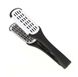 Hair Expert Hairbrush Black/White Расческа-зажим