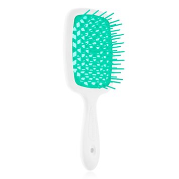 Janeke SUPERBRUSH WHITE/MINT. Расческа арт. 94SP226COM