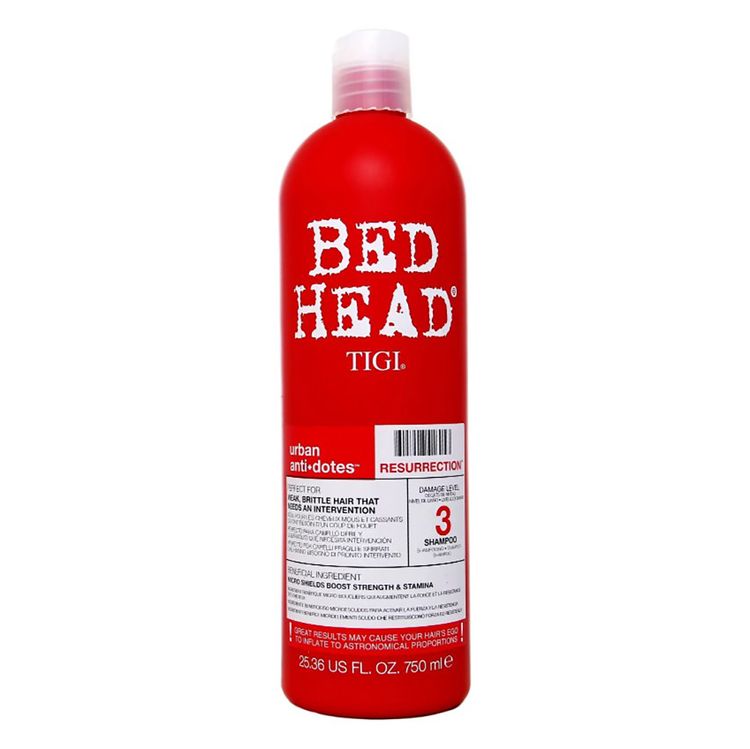 Tigi Bed Head Urban Antidotes Resurrection SHAMPOO відновлюючий шампунь для тонкого і ослабленого волосся 750 мл