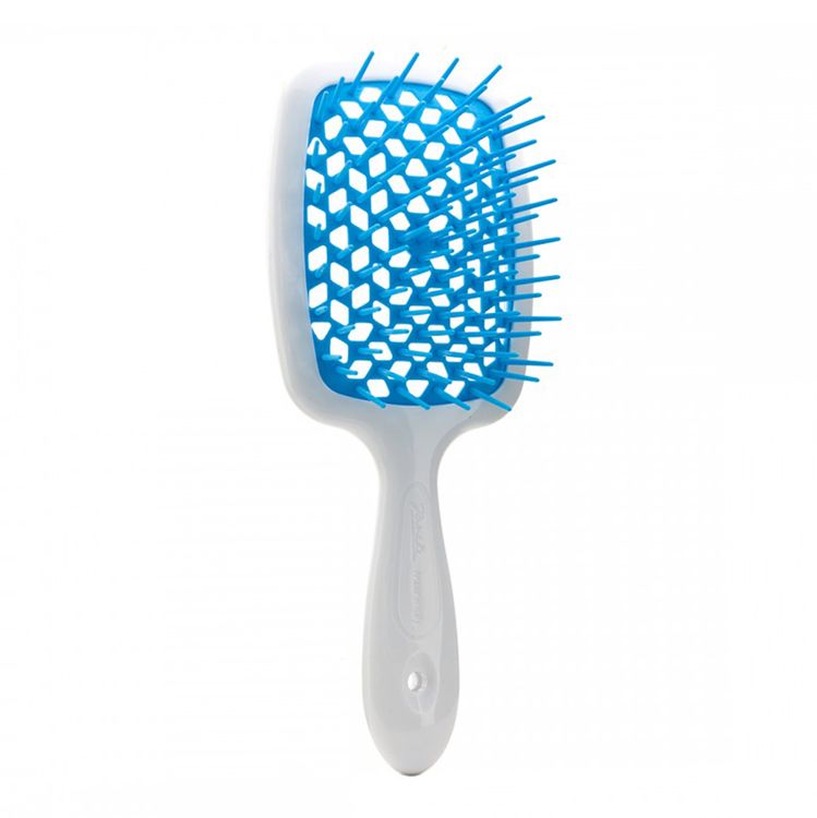 Janeke SUPERBRUSH WHITE/BLUE. Расческа арт. SP226BIA TSE