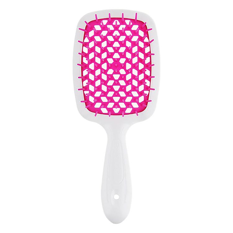 Janeke SUPERBRUSH WHITE/PINK. Гребінець арт. SP226BIA FFL