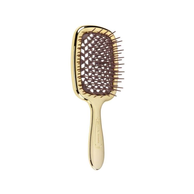 Janeke LIMITED EDITION SUPERBRUSH-small GOLD/BROWN.AUSP235