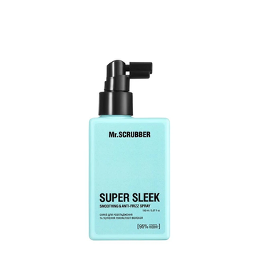 Спрей для розгладження та усунення пухнастості волосся Mr.Scrubber Super Sleek Smoothin & Anti-Frizz Spray