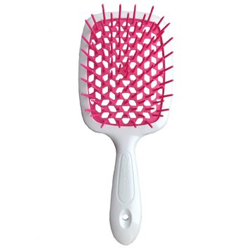 Janeke SUPERBRUSH-small WHITE/FUCHSIA. Гребінець. арт 56SP234 FUX