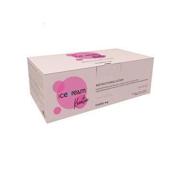 Лосьон для волосся з кератином 12х11мл Inebrya Ice Cream Keratin Restructuring Lotion