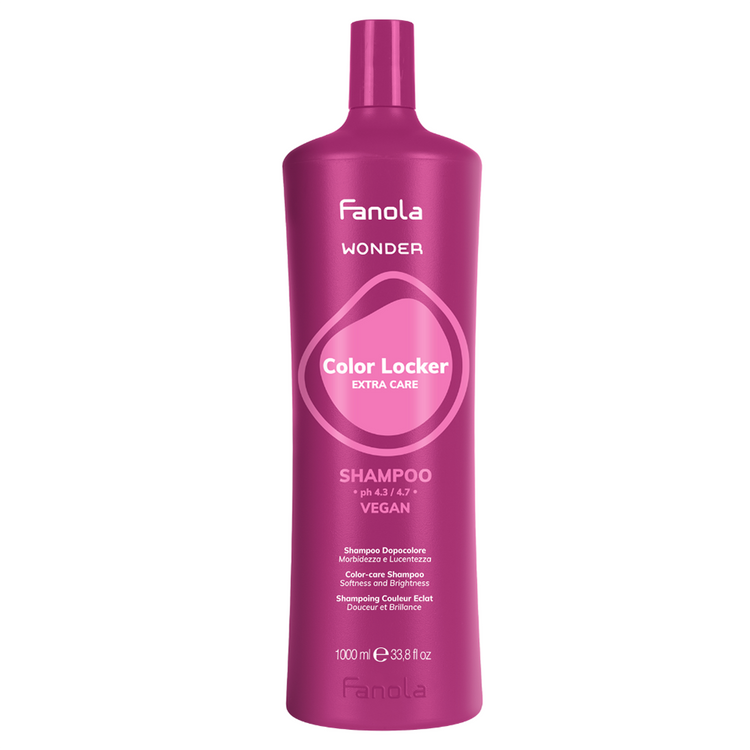 Fanola Wonder Color Locker Extra Care Shampoo Vegan Шампунь для окрашенных волос, поддерживающий насыщенность цвета 1000 мл