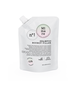 Шампунь з гіалуроновою кислотою та амінокомплексом Mimare Bouncy Filler Shampoo 200 мл