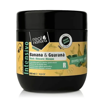 Маска для укрепления и увлажнения волос Real Natura Banana & Guarana Mask
