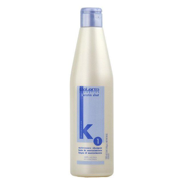 Шампунь кератиновий Salerm Keratin Shot Maintenance Shampoo 500 мл