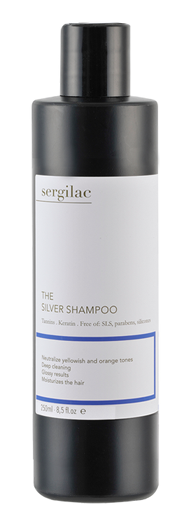 Sergilac The Silver Shampoo Шампунь для нейтралізації жовтого пігменту 250 мл