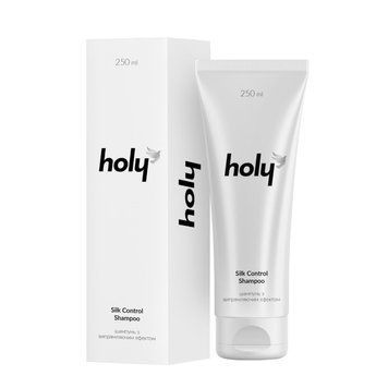 Шампунь с выпрямляющим эффектом holy silk control shampoo