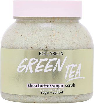 Сахарный скраб с маслом ши HollySkin Green Tea Shea Butter Sugar Scrub