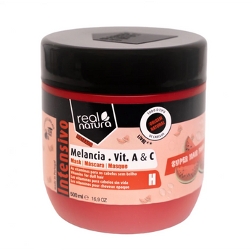 Маска для увлажнения и питания волос Real Natura Melancia Vit. A & C Mask