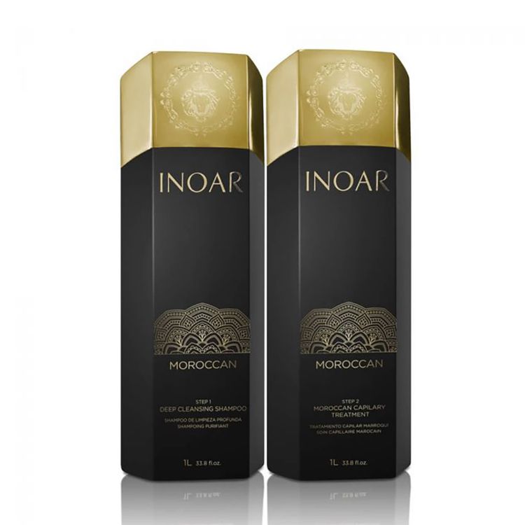 Inoar Moroccan Smoothing Capillary 2x - Средство для выпрямления волос, 1000 мл