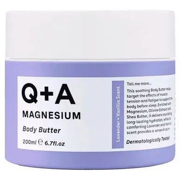 Заспокійливий баттер з магнієм Q+A Magnesium Body Butter