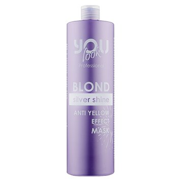 YouLook Blond SILVER SHINE Anti Yellow Effect MASK маска для збереження кольору 1000 мл