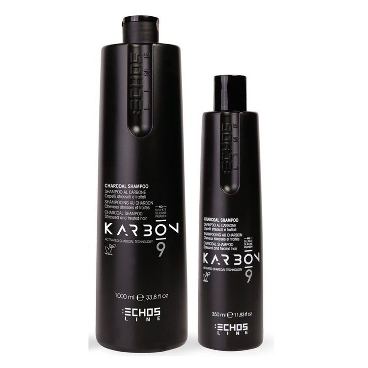 Шампунь для волосся з активованим вугіллям Echosline Karbon 9 Shampoo 350 мл