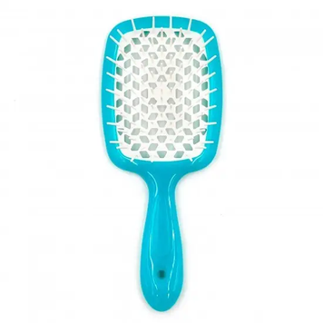 Гребінець Janeke SUPERBRUSH-small TURQUOISE/WHITE.82SP234TSE