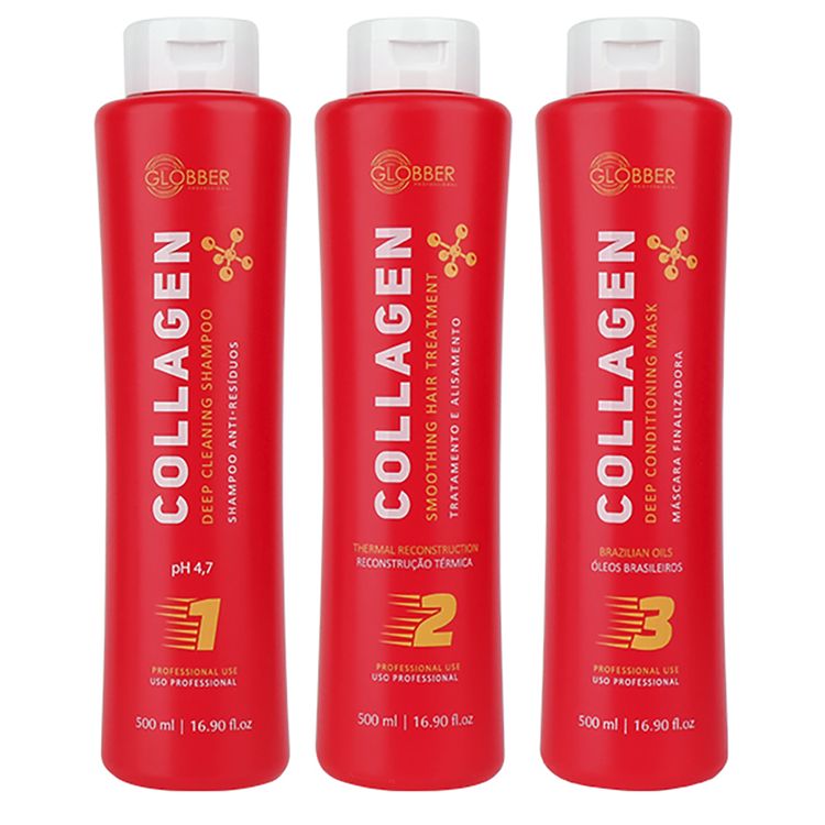 Комплект GLOBBER COLLAGEN 3 x 500 мл