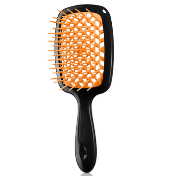 Janeke SUPERBRUSH BLACK/ORANGE. Расческа арт. 71SP226 ARA