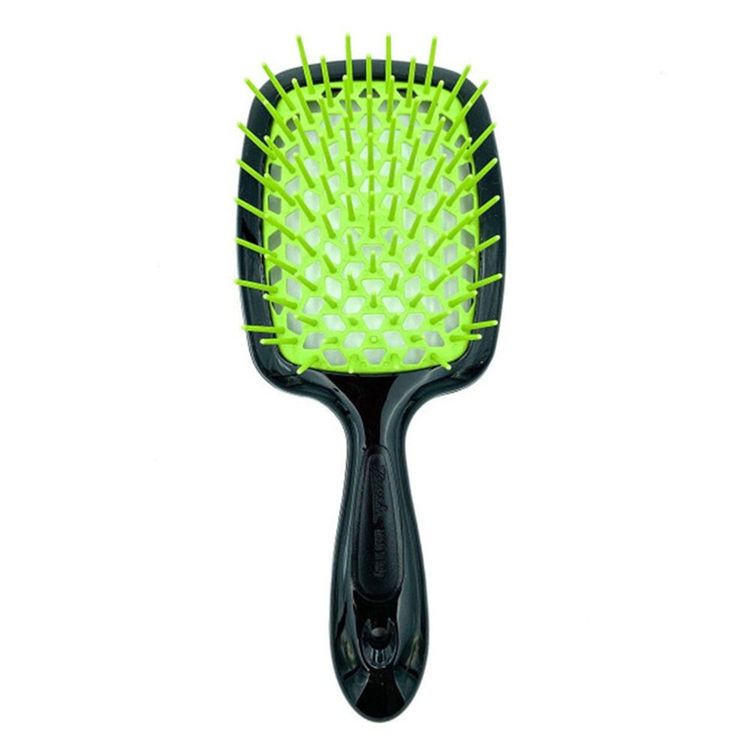 Janeke SUPERBRUSH BLACK/GREEN. Гребінець арт. 71SP226VER