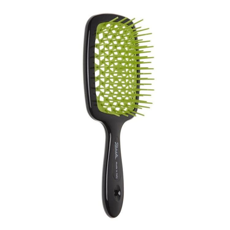 Janeke SUPERBRUSH BLACK/GREEN. Гребінець арт. 71SP226VER