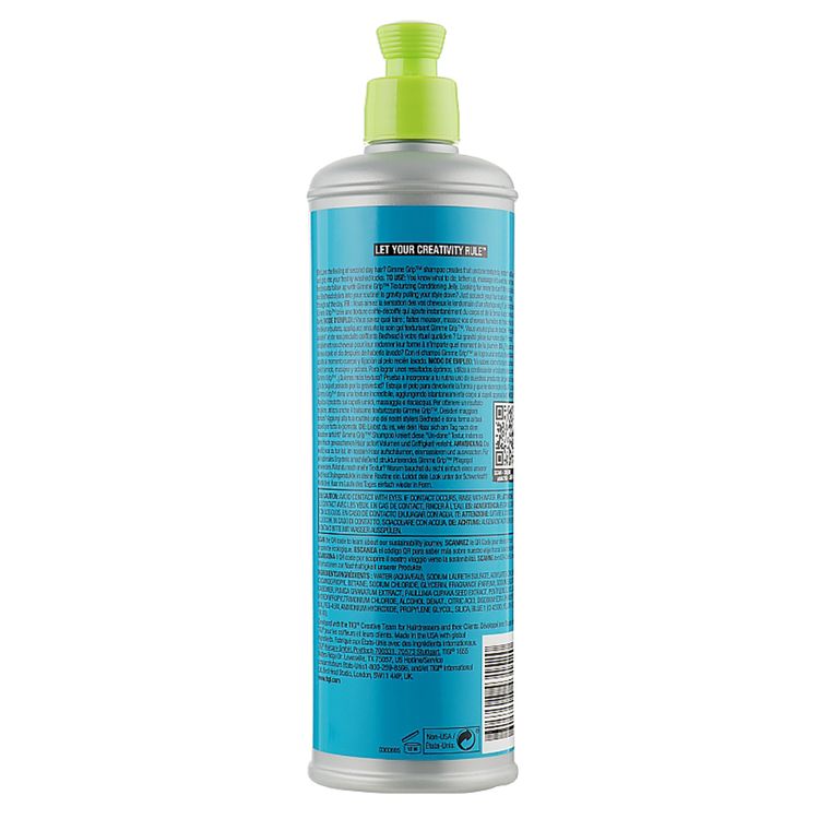 Tigi Bed Head Gimme Grip Shampoo Texturizing шампунь для об'єму 400 мл