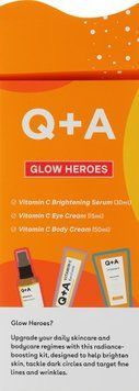 Подарунковий набір для сяяння шкіри Q+A Glow Heroes Gift Set