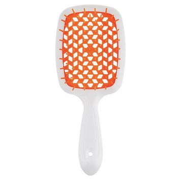 Janeke SUPERBRUSH WHITE/ORANGE. Расческа арт. SP226BIA ARA