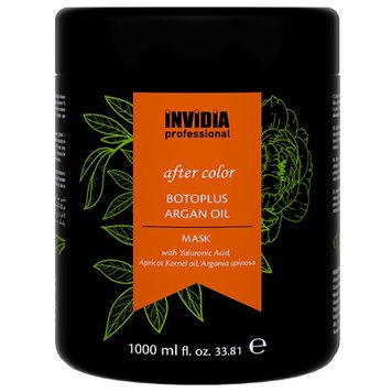 Invidia BOTOPLUS Argan mask маска для фарбованого волосся з маслом аргани 1000 мл