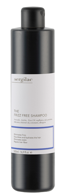 Sergilac The Frizz Free Shampoo Шампунь безсульфатный с антистатическим эффектом 500 мл