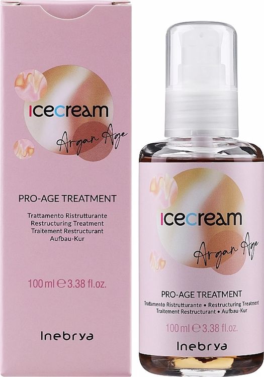 Inebrya Ice Cream Argan Age Treatment Oil Аргановое масло против секущихся кончиков