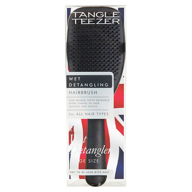 Tangle Teezer. Гребінець The Large Wet Detangler Black Gloss