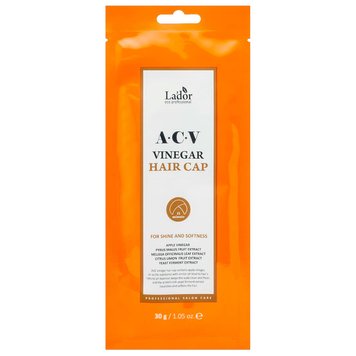 Lador ACV Vinegar Hair Cap маска - шапочка для волосся з яблучним оцтом 30 мл