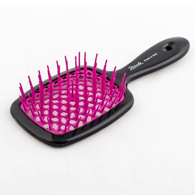 Janeke SUPERBRUSH-small BLACK/FUCHSIA. Гребінець арт. 71SP234 FUX