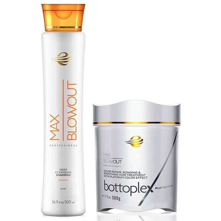 Набор бoтекcа для волос Max Blowout Bottoplex Blonde Platinum 500 мл