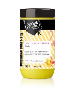 Маска для увлажнения и питания волос Real Natura Pro-Mar e Piscina Mask