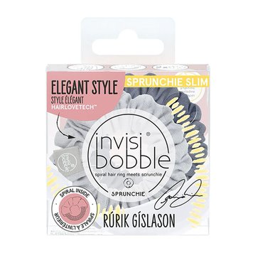 Invisibobble SPRUNCHIE SLIM Rurik Gislason Feeling Greyt Резинка-браслет для волосся