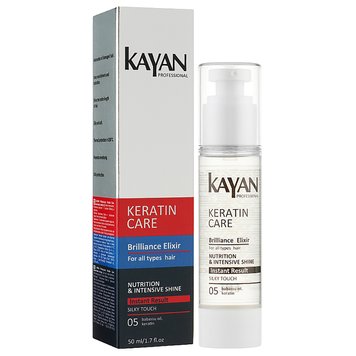 KAYAN Keratin care еліксир діамантовий для всіх типів волосся 100 мл