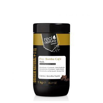 Маска для відновлення та зміцнення волосся Real Natura Pro-Bomba Cafe Mask