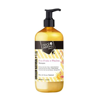 Шампунь для увлажнения и питания волос Real Natura Pro-Mar e Piscina Shampoo