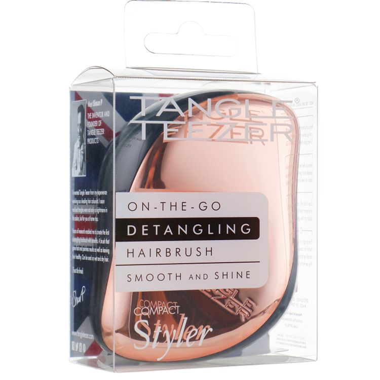 Tangle Teezer. Расческа Compact Styler Rose Gold Black