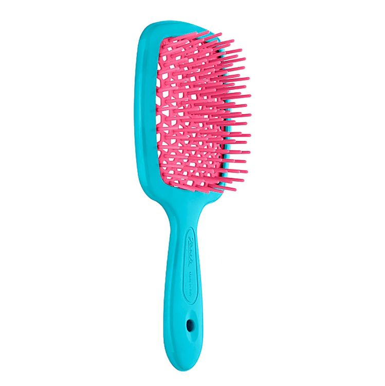 Janeke SUPERBRUSH TURQUOISE/PINK. Гребінець. арт 86SP226 AR