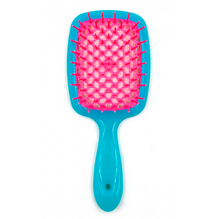 Janeke SUPERBRUSH TURQUOISE/PINK. Гребінець. арт 86SP226 AR