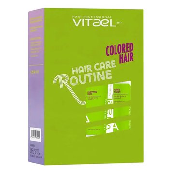 VITAEL COLORED HAIR ACIDIFYING BOX Набір для фарбованого волосся