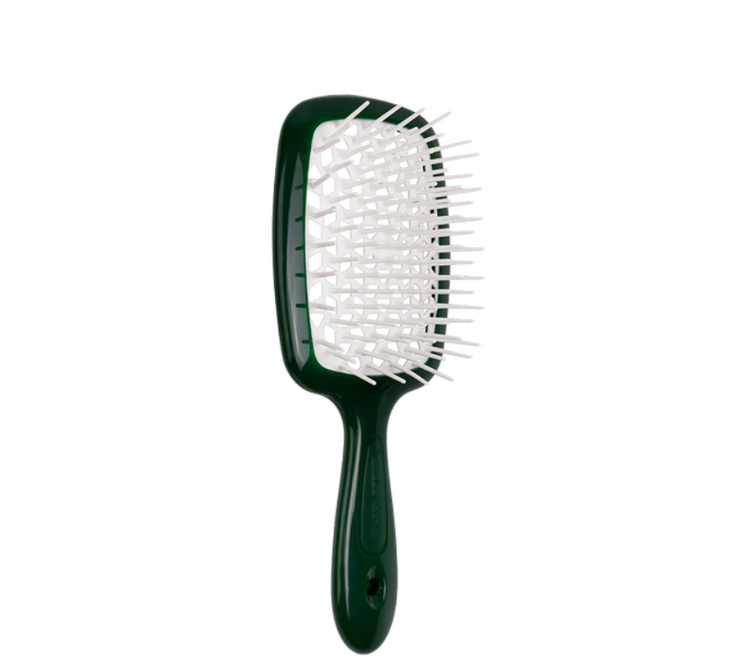 Гребінець Janeke SUPERBRUSH GREEN/WHITE.72SP226 VER