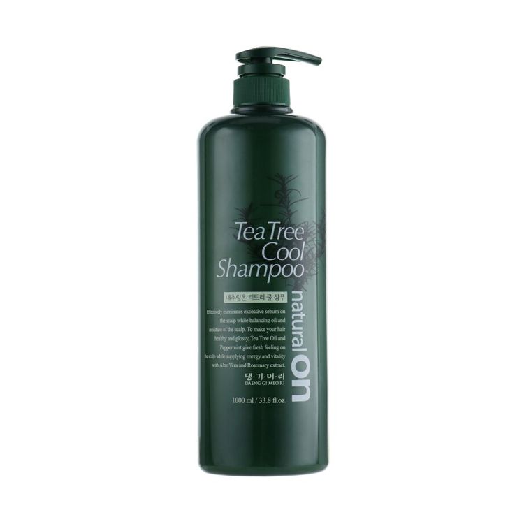 Daeng Gi Meo Ri Naturalon Tea Tree Cool Shampoo Шампунь охлаждающий на основе чайного дерева 280 мл