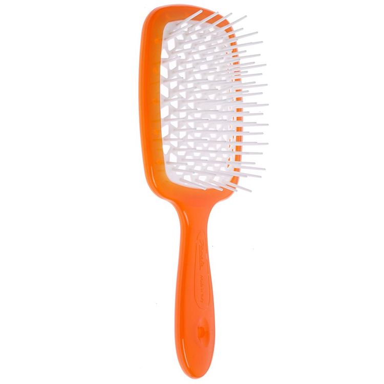 Janeke SUPERBRUSH ORANGE/WHITE. Гребінець арт. 86SP226VT