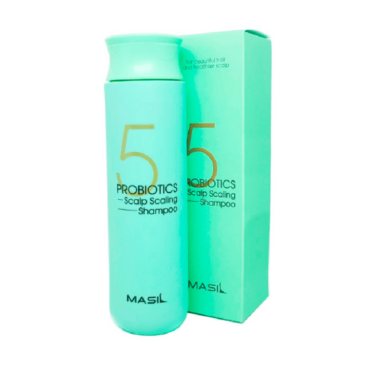 Masil 5 Probiotics Scalp Scaling Shampoo Шампунь глубокого очищения головы с пробиотиками 300 мл